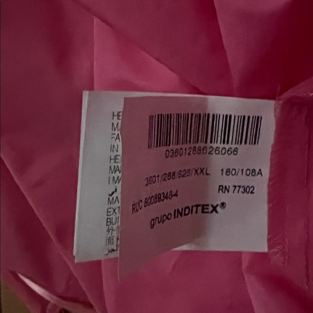 Zara NWT voluminous pink bow back dress xxl - Picture 8 of 10
